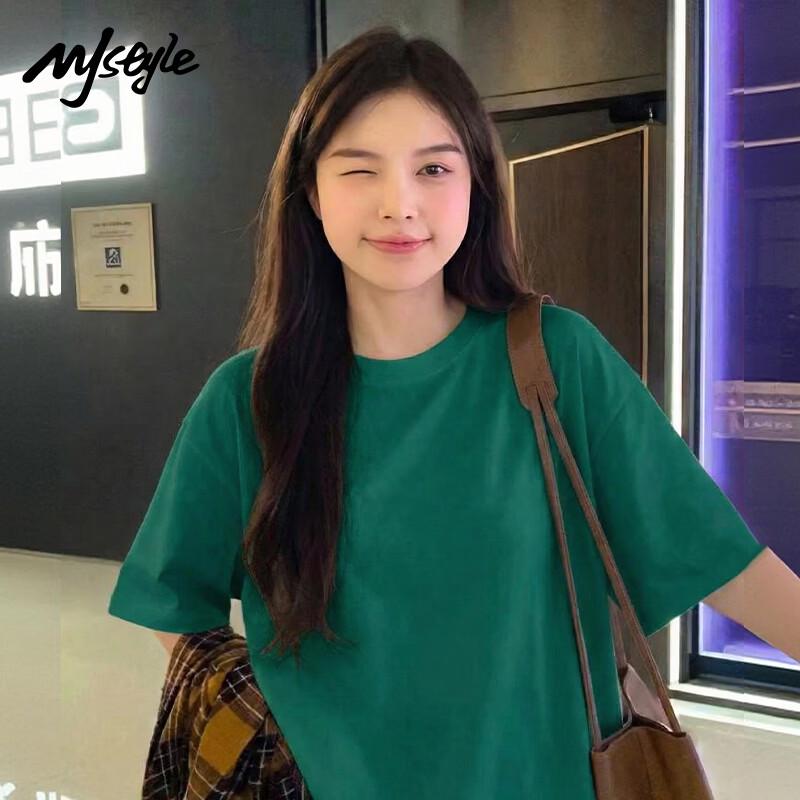 MJ STYLE Women's Pure Cotton Short Sleeve T-Shirt