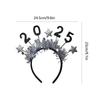 2026 Star Headband 2026 Christmas Happy New Year Hair Accessories New Year's Eve Headband for Holiday Party Decoration
