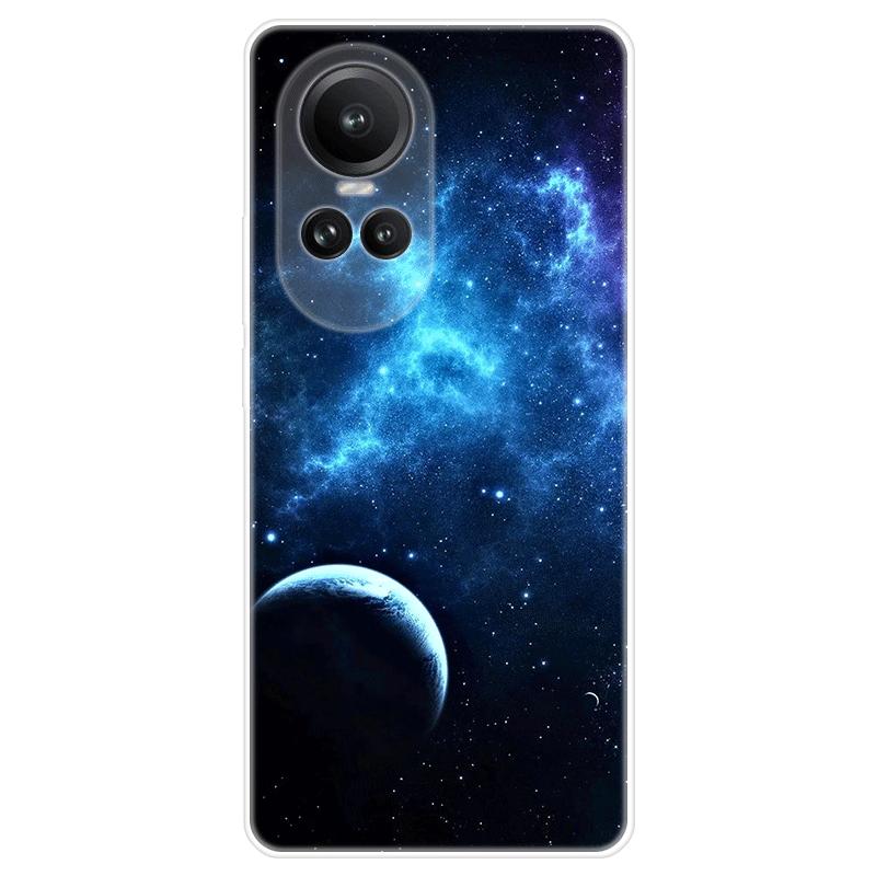 For OPPO Reno10 Reno 10 Pro A98 A 98 5G deksel mykt silikon bakdeksel tegneserie telefonveske Stjernehimmel