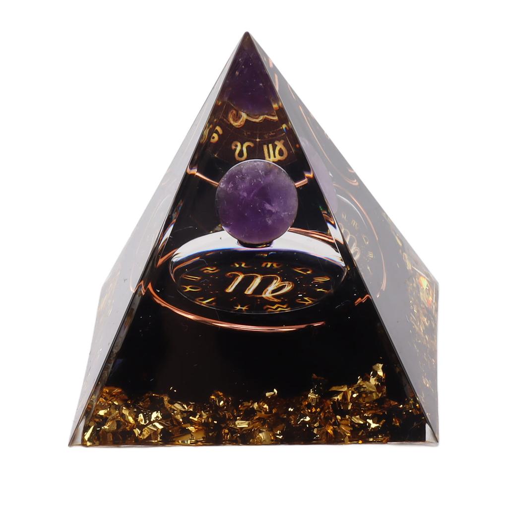 5cm Orgonitová pyramida pro pozitivní energii Léčivá křišťálová pyramida Meditace Orgonitové pyramidy