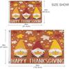 Autumn Gnomes Thanksgiving Flag 3x5 Feet with Brass Grommet Wind Side Double Stitch, Fall Banner Flag Breeze Decorations for Indoor Outdoor Home