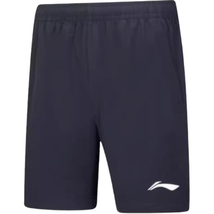 

Li Ning Badminton Series Solid Color Mid Waist Breathable Versatile Sports Shorts Men Shorts AAPV109-1 L