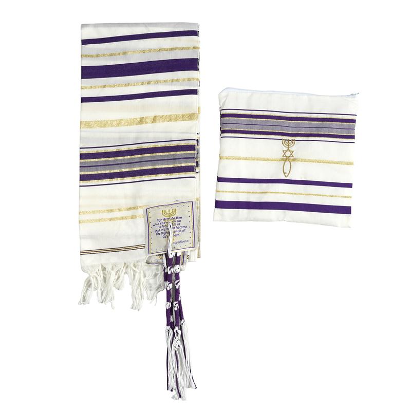 Neuer jüdischer Tallit Gebetsschal Damen Damen Herren Quaste Gebetsschal Arabische Schals Gebetsschal Talis 52x180cm