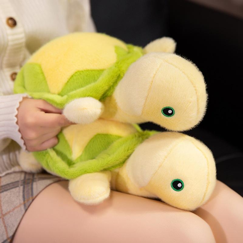Creative Star Turtle Doll Plush Toy Green Little Turtle Doll Children's Soothing Ragdoll Birthday Gift
