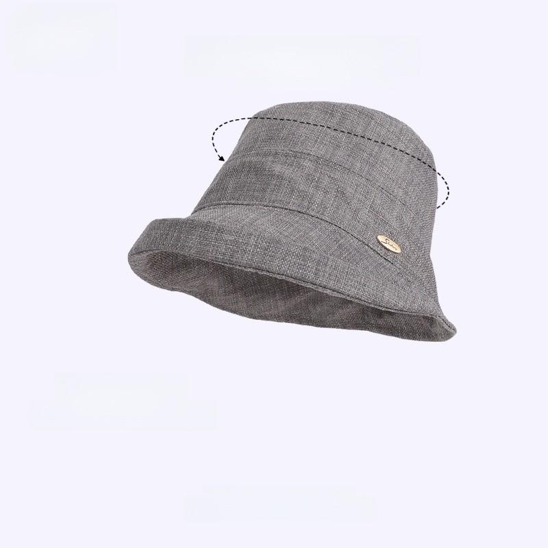 Classic Summer Sun Protection Fisherman Hat With Breathable Polyester For Women