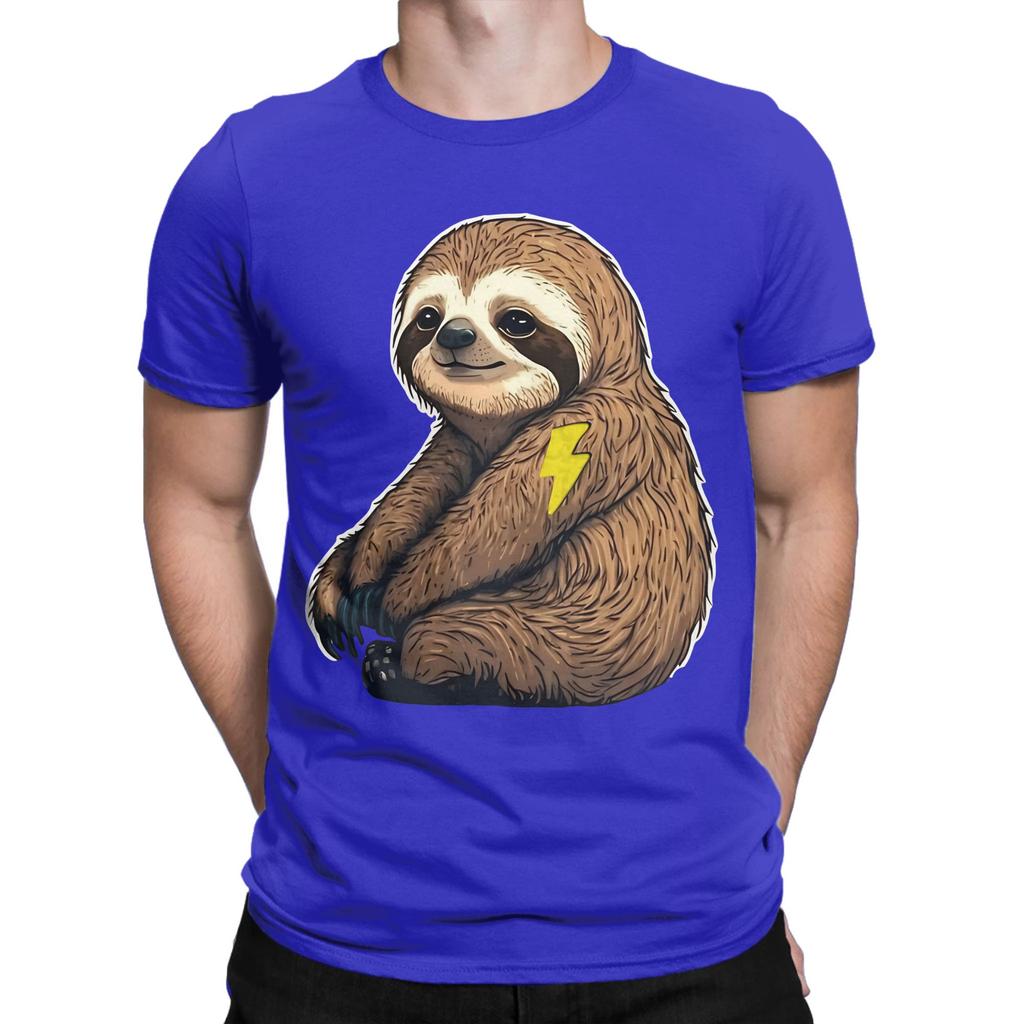 Sloth Flash Funny 100 Cotton Tshirt Sloth Flash Tops Tees For Unisex