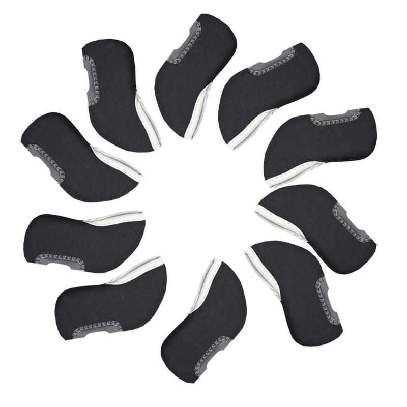 10pack Golf Club Head Covers Transparents View Waterproofed Golf Club Headcover for Various Player