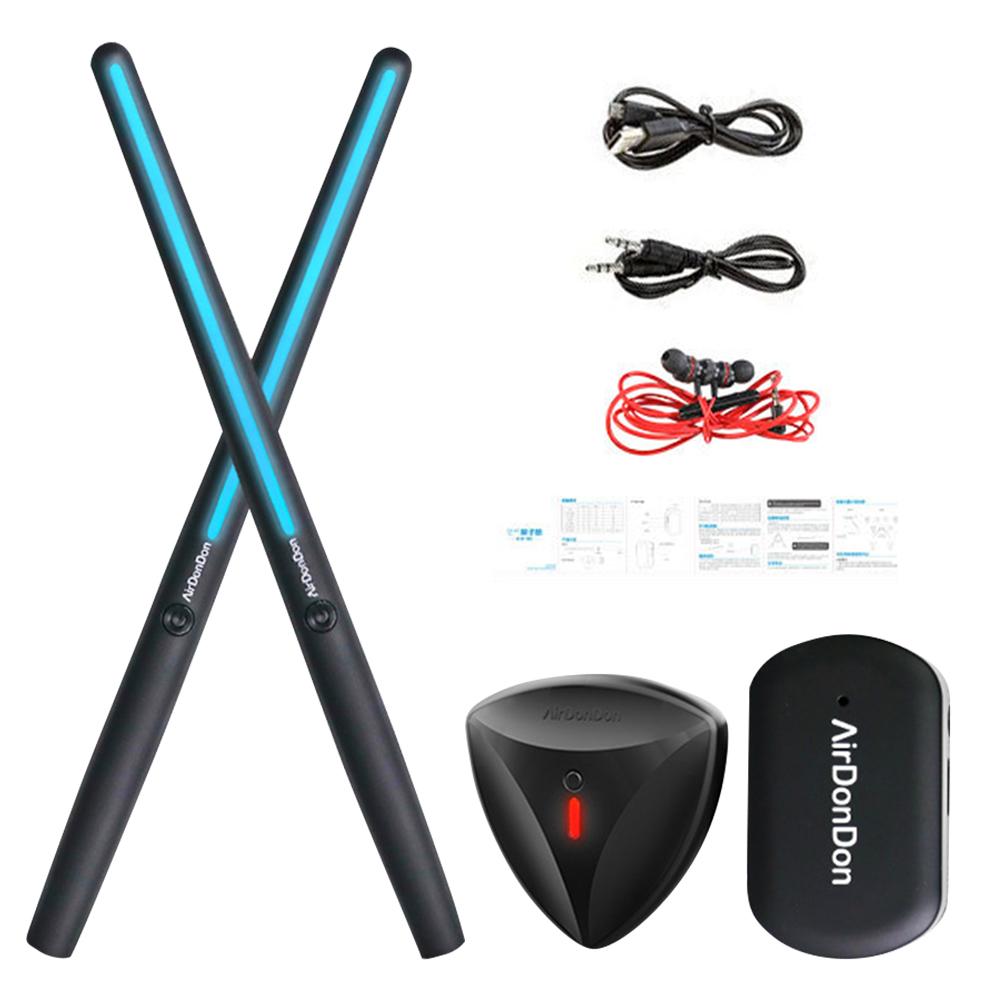 Somatosensory Virtual Drum Kit Electronic Virtual Air Drum Drumstick Professional Wireless Virtual Reality Drum Stick Pedals Set