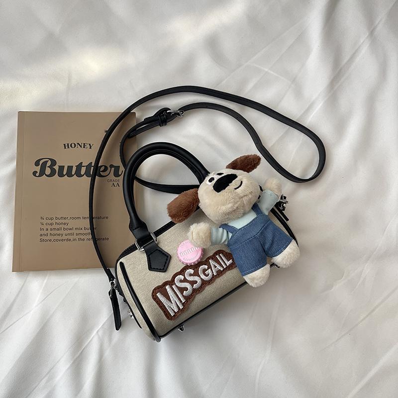 Mini Small Mobile Phone Bag Lady Korean Y2K Brand Handbag Designer Denim Bag Versatile Cartoon Doll Crossbody Bag Boston Handbag
