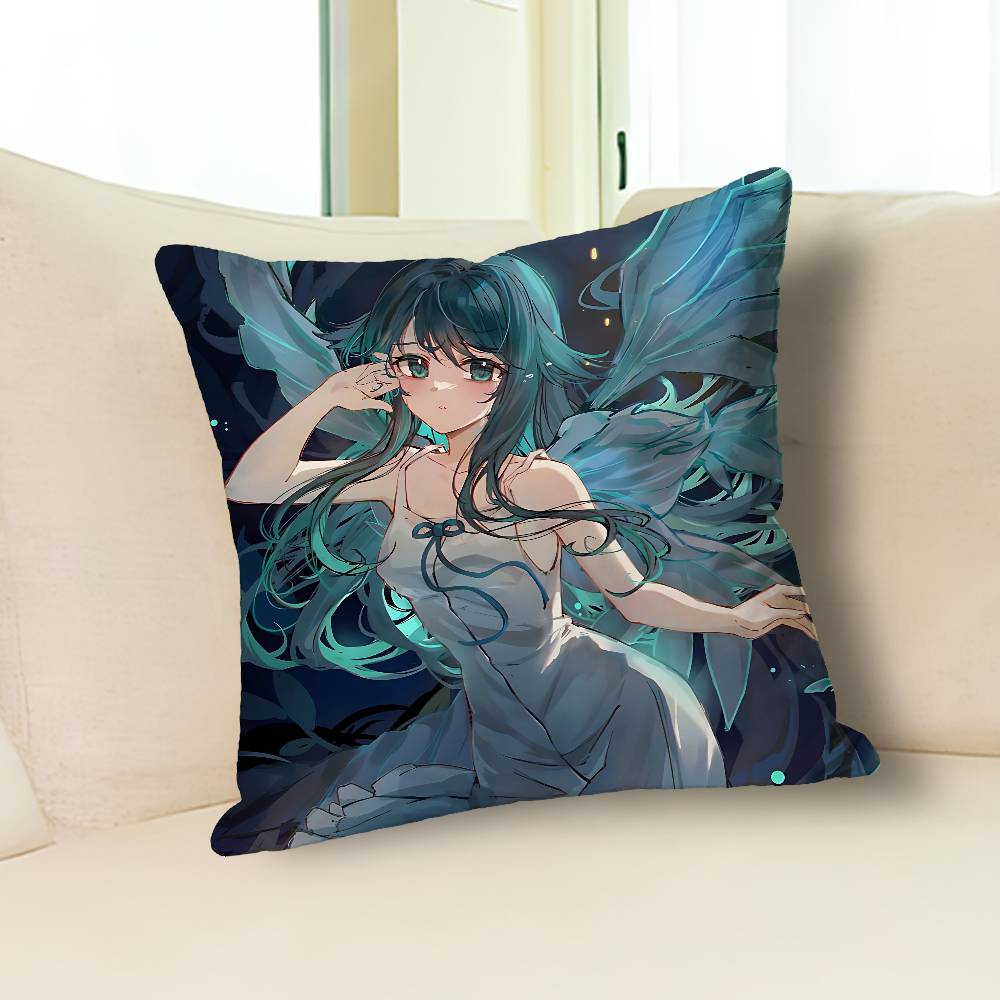 S-Saya No U-Utas Game Pillow Cases for Bedroom Living Room Sofa Home Decor Polyester Cushion Cover with Zipper