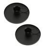 2pcs Retro Iron Candle Holder Metal Home Simple Elegant Desktop Scented Candle Stand for Meditation