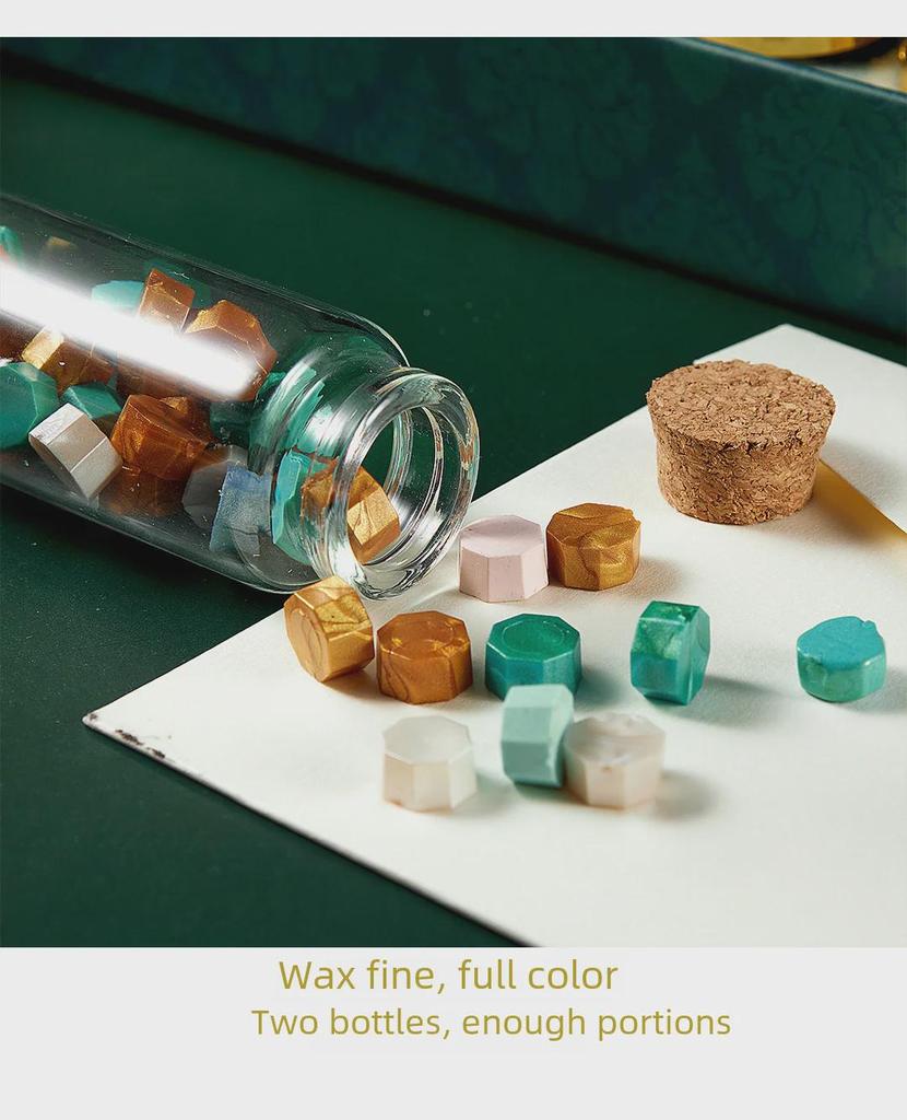 Creative Retro Multi-Color Wax Pellets Gift Box for Sealing Envelopes