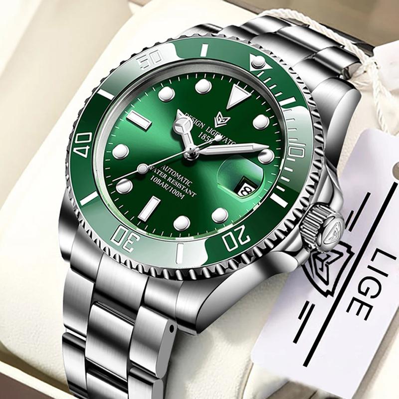 Fashion Sports Waterproof Men's Mechanical Wristwatches Casual Business Luminous Automatic Watch For Men Relogios Masculino