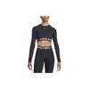 New Pro Women's Dri FIT Cropped Long Sleeve Top FV5484-010