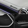4pcs Car 3D metal Aluminum audio decorate Emblem Stickers for Mercedes-Benz W210 W211 W212 W221 W222 A C E G S R CLS CLA CLK SLK FD1