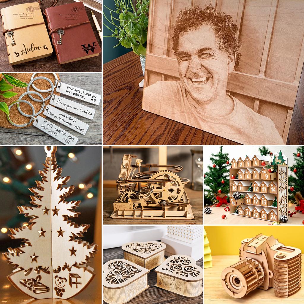 Original SCULPFUN 33W Laser Module Kit with 32-bit Motherboard High-speed Air Assist Pump and XY