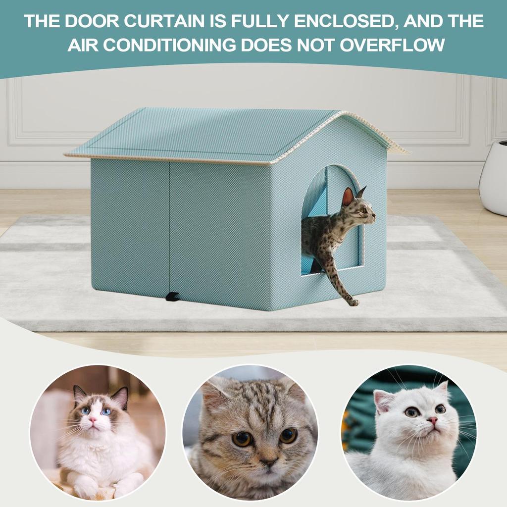 Portable Cat Cooling House for Summer, Self-made Cat Nest for Cooling, Ice Cave for Dog Sleeping, Pet Ice House