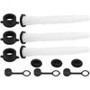 3Pack Spout Gasket Spout Plug Exhaust Cap Replacement Spout & Parts Kit for Rubbermaid, Kolpin, Gott, Can Fuel Gas Parts Lawn Mowers