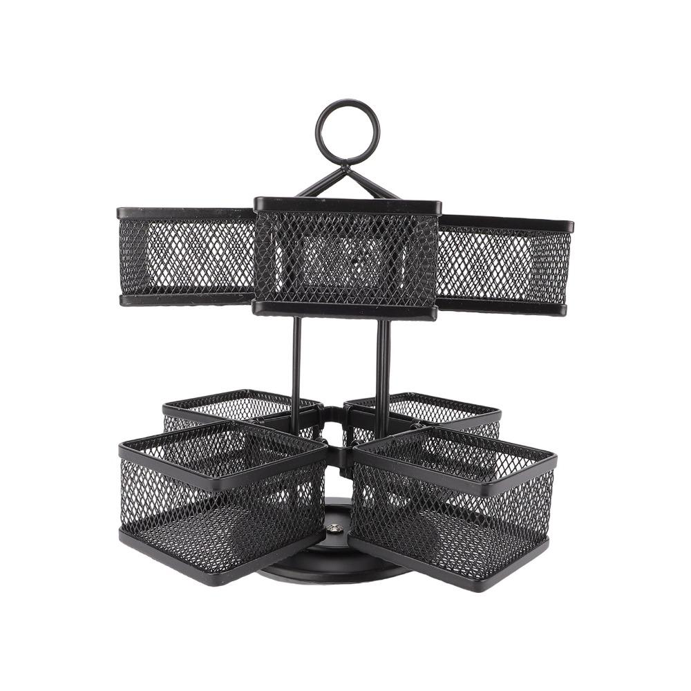 2 Tier Tea Bag Holder 8 Removable Baskets Tea Box Storage Tea Bag Organizer Home Storage