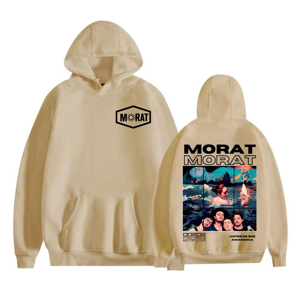 Band Morat Music Album 2025 Merch Sweatshirt Men's Fashion Hip Hop Rock Style Hoodies Unisex Casual Cotton Long Sleeve Pullovers
