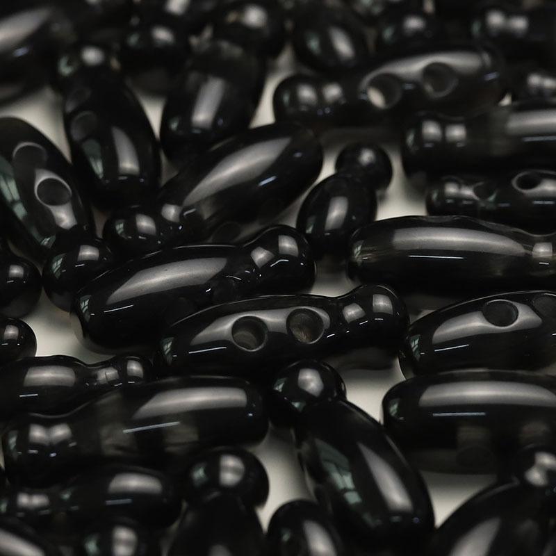 

5 шт. Полимерная пуговица для боулинга, пуговица для одежды, пуговица для пальто, декоративная пуговица для кардигана, детская двусторонняя пуговица для пальто 1 #[31mm LY #681 Two Bowling Ball Black]