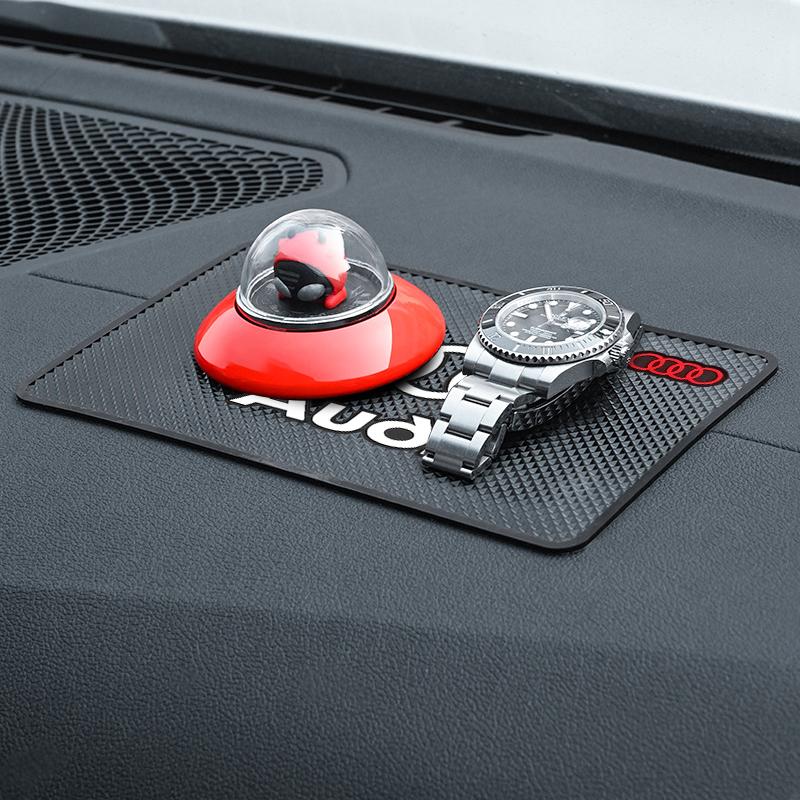 1Pcs Car Emblem Anti Slip Pad Phone Holder Non-Slip Mat Car Stlying For