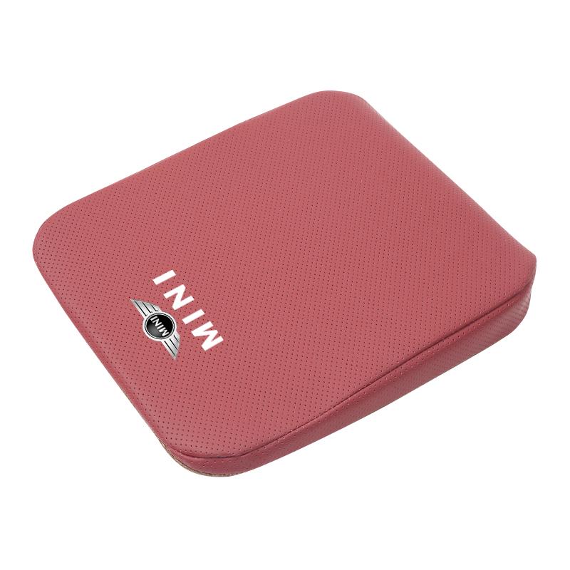 AAFF1 Car Seat Protection Cushion Breathable Nappa Leather Pad For MINI Cooper R56 F56 R50 JCW Cabrio Aceman Countryman Clubman Coupe