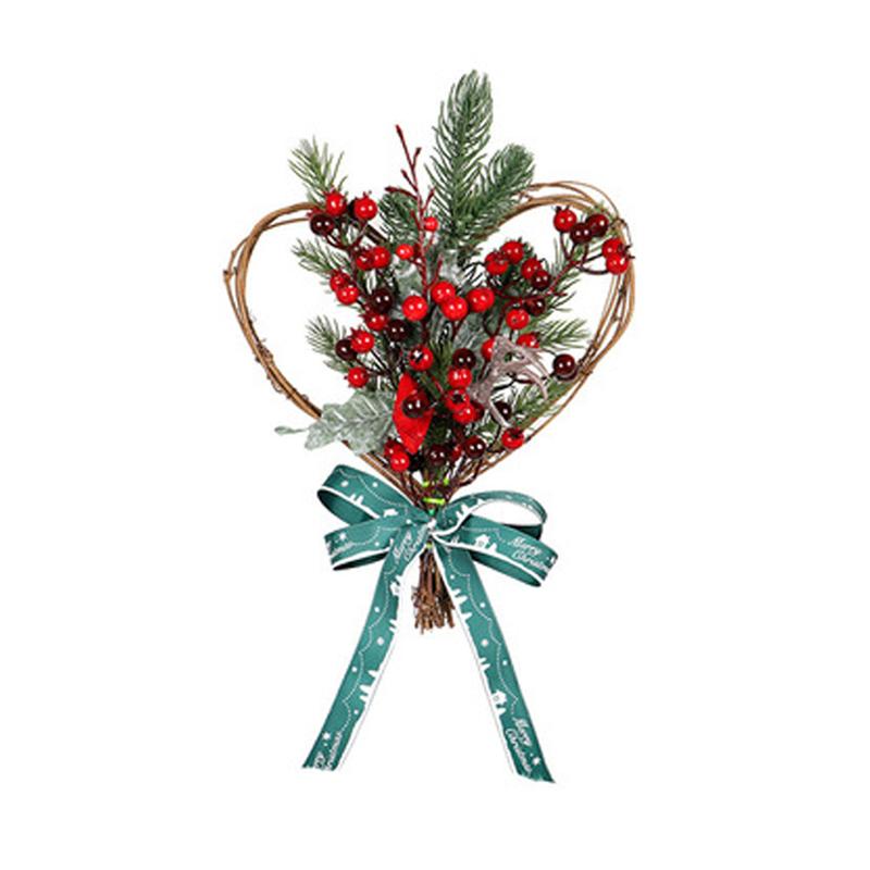 

Настенный рождественский венок для рождественской вечеринки, подвесная гирлянда для дома, украшение, декор C