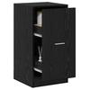 Pharmacy Cabinet Black Oak 40 X 41 X 77.5 Cm Particleboard