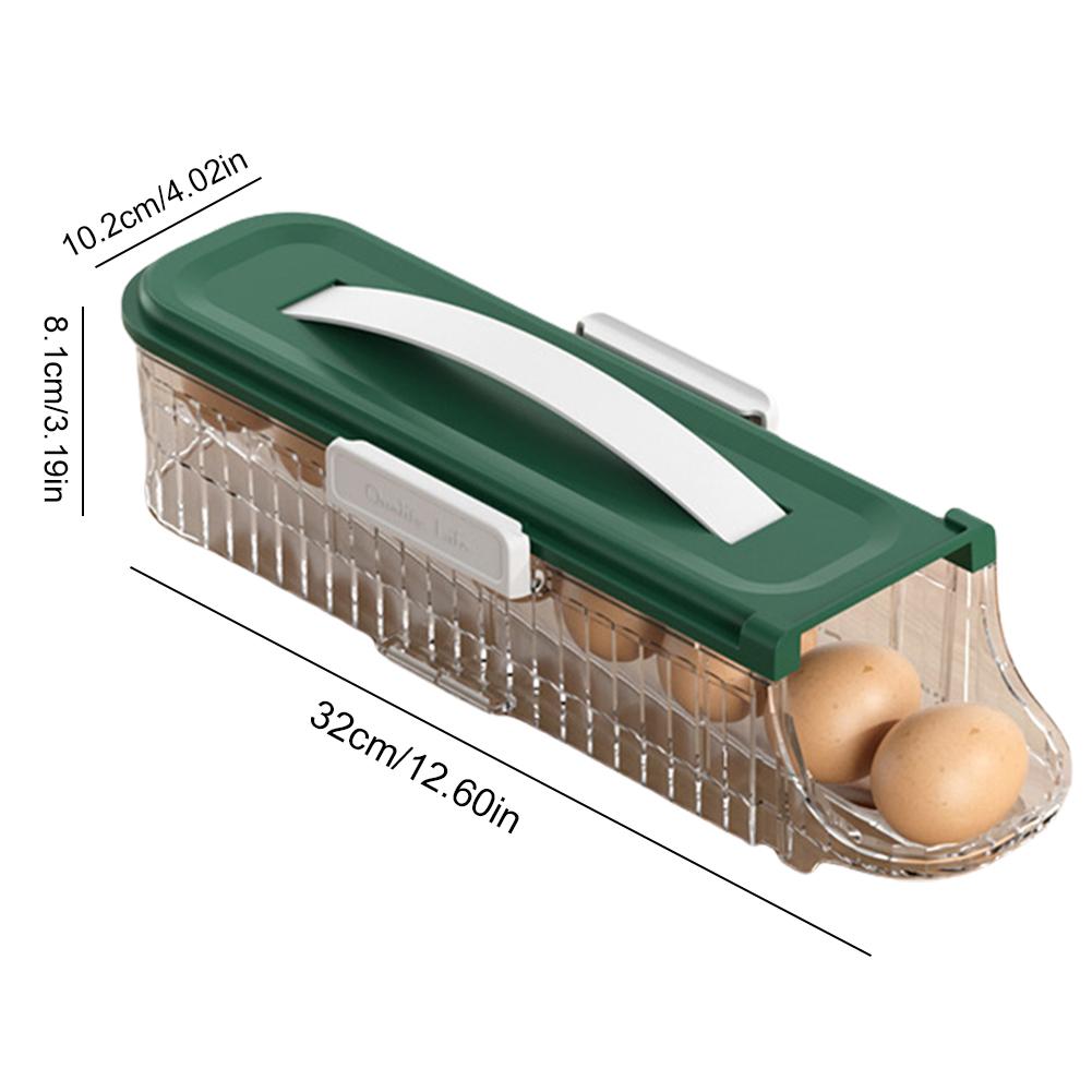 123-слойный ящик для хранения яиц в холодильнике автоматический держатель для яиц подставка для холодильника органайзер для яиц на кухне 3249₽