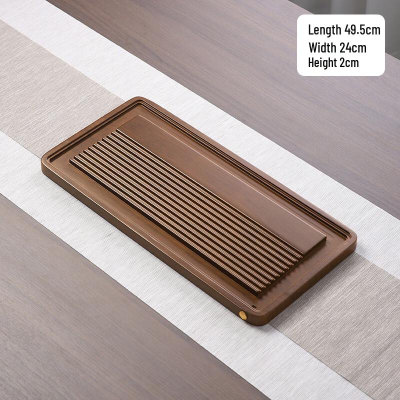

Rosewood Finish Chinese Style Solid Wood Tea Tray