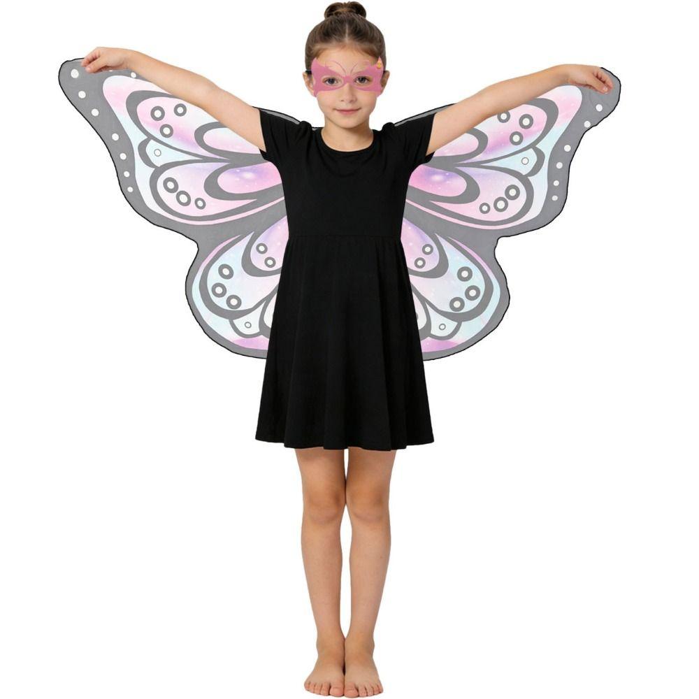 Cosplay Costume Cape Butterfly Fancy Dress Fairy Shawl  Party Accessories