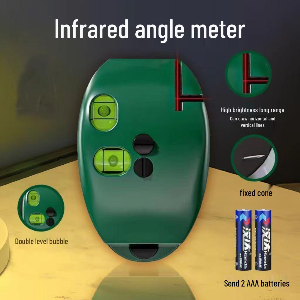 High-Precision Infrared Laser Right Angle Level with Automatic Ink Line Marker