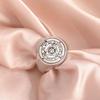 Dreamtimes SUN Triangle Stainless Steel Rings Magic Symbol Charm Kabbalah Amulet Retro Jewelry Gift 19MM Ring