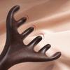 Head Meridian Massage Comb Anti-static Natural Wooden Wide Tooth Six-Claw Gua Sha Tool Scratcher Spa Promote Blood Circulation