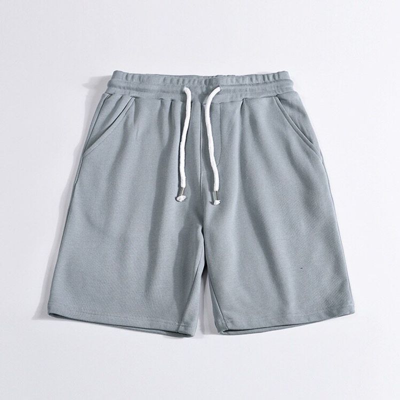 Export Balance Cargo with Logo Cut off Men Terry Cotton Shorts Summer Loose Sports and Leisure Export Parka Beach Shorts