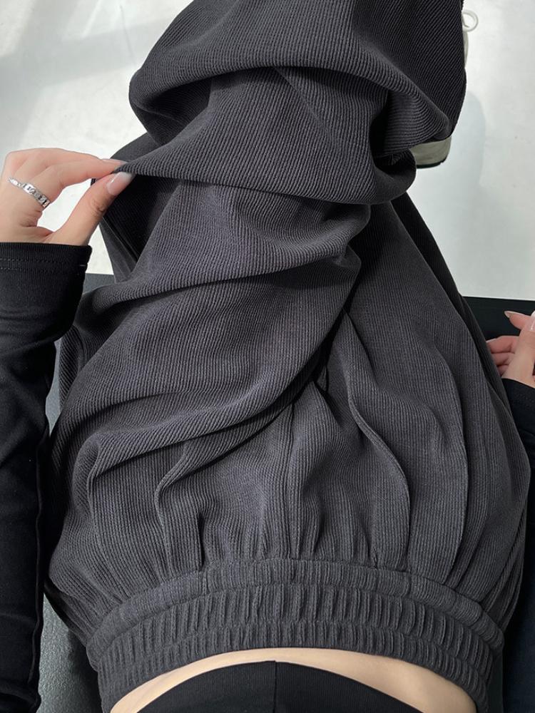 Kalhoty se širokými nohavicemi Dámské Podzim Zima Zesílené Volné Ležérní Rovné Kalhoty Y2K Dámské s Kapsami Mop Kalhoty Zeštíhlující Postavu