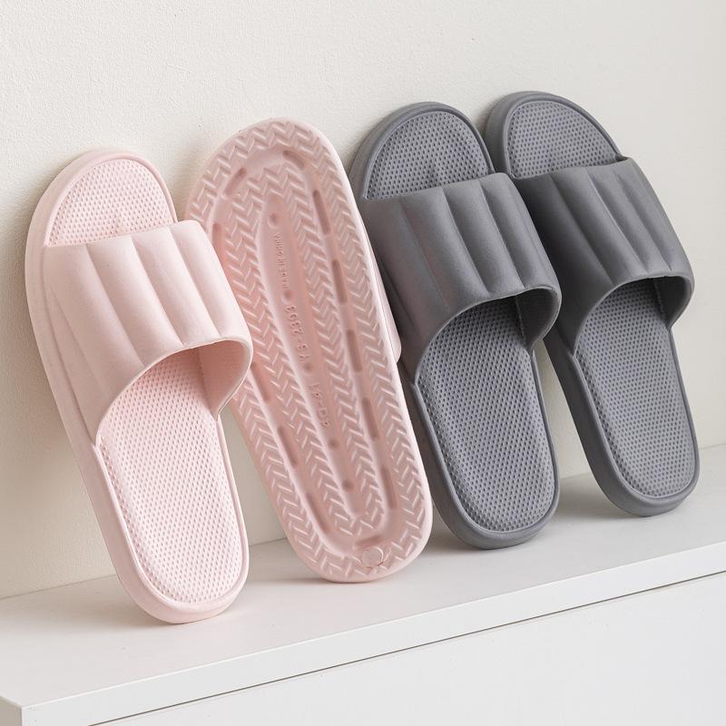 

Qidashun s new summer cool slippers, men s and women s indoor home slippers, couple s wear-resistant bathroom home slippers 36-37 рожевий