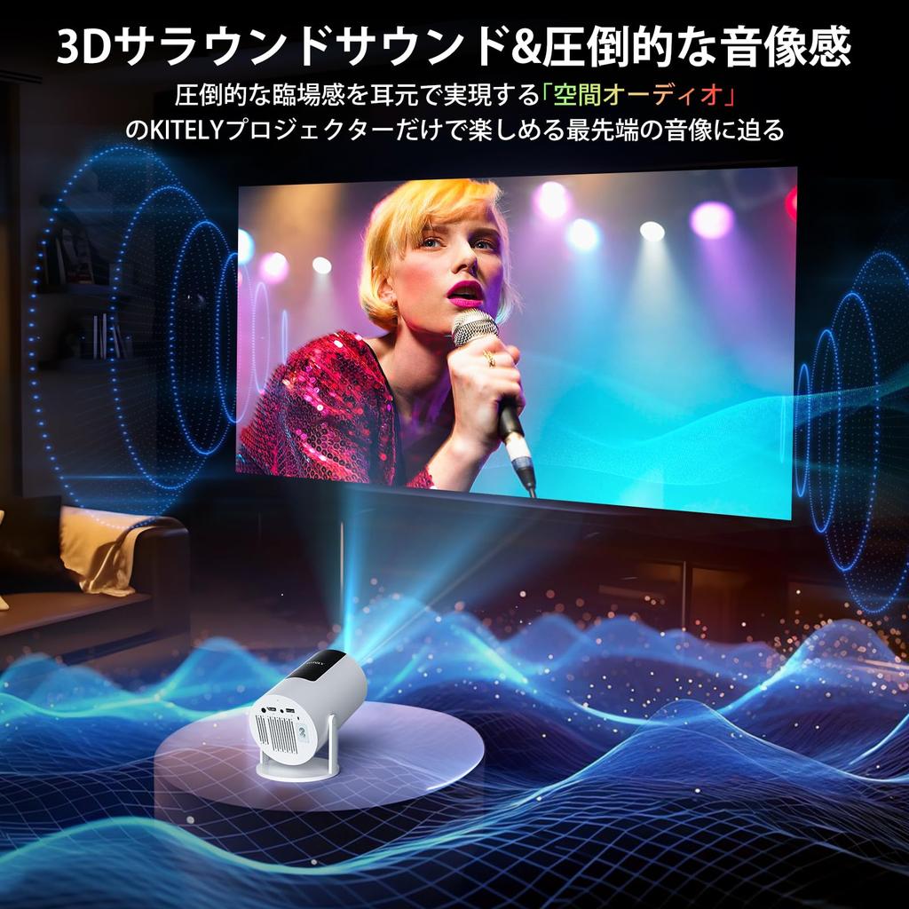 Home Projector In April LM Brightness Motorized Automatic Keystone and 4K Compact Projector with 6 Instant Ceiling Bluetooth Automatic Keystone Large