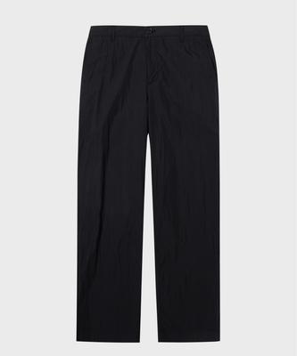 NONBLANK Natural Wrinkled Semi-Wide Fit Pants_Black