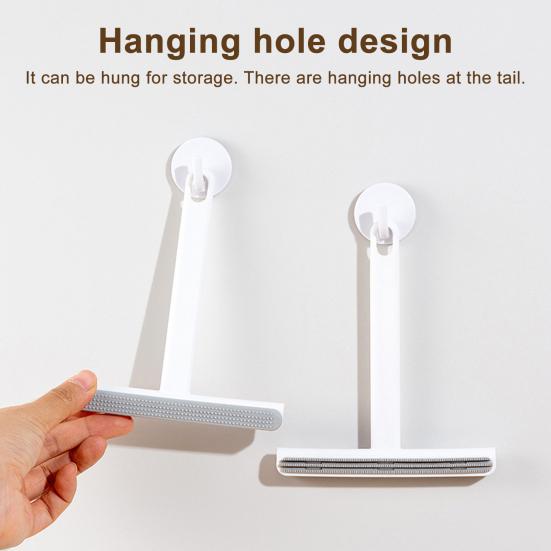 Fusselrasierer Weiches Gummi Doppelkopfdesign Fusselbürste Ergonomischer Griff Stoffknötchenentferner Kleidungspflegewerkzeug