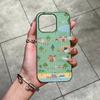 A-Animal C-Crossing Phone Case Corrugated Pattern Phone Case For iPhone 17 Air 16 15 14 13 Plus Pro Max Matte Shockprooof Cover
