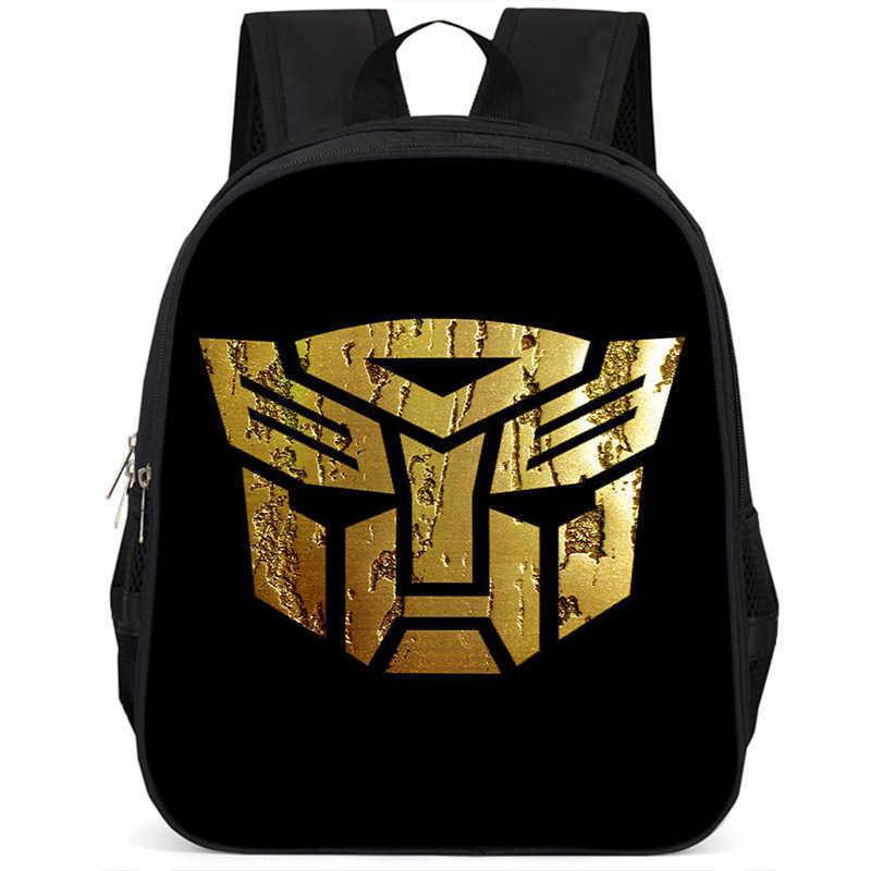 Zaino scolastico leggero in tessuto Oxford ad alta capacità da 15 pollici Transformers