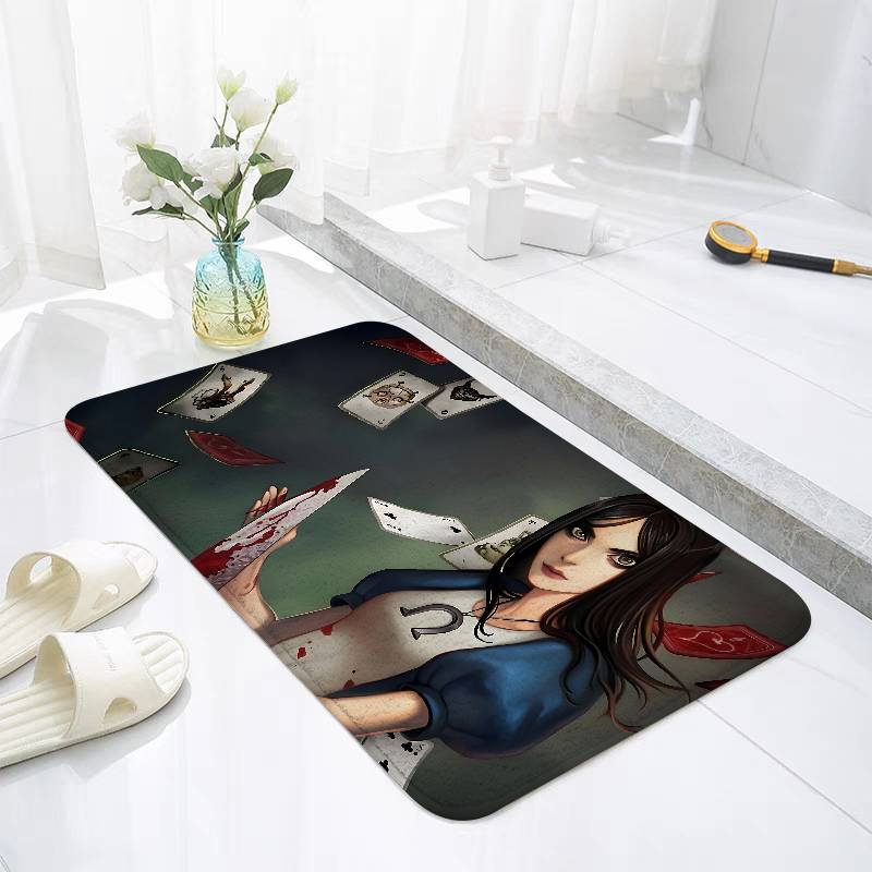 Game A-Alice Madness Returns Floor Mat For Living Room Cushions Modern Soft Fluffy Home Rug For Children's Bedroom Play Carpet