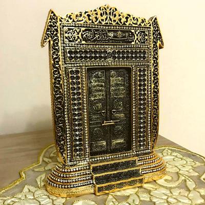 Kaaba Türfigur | Islamisches Zubehör für Wohnzimmerdekoration | Islamische Hochzeitsgeschenke | Islamische Bürogeschenke | Islamische Hausgeschenke | Muslimische Geschenke