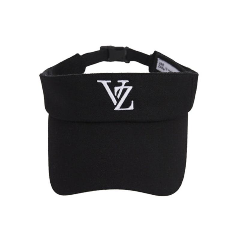 VARZAR 3D Monogram Logo Overfit Sun Cap Black