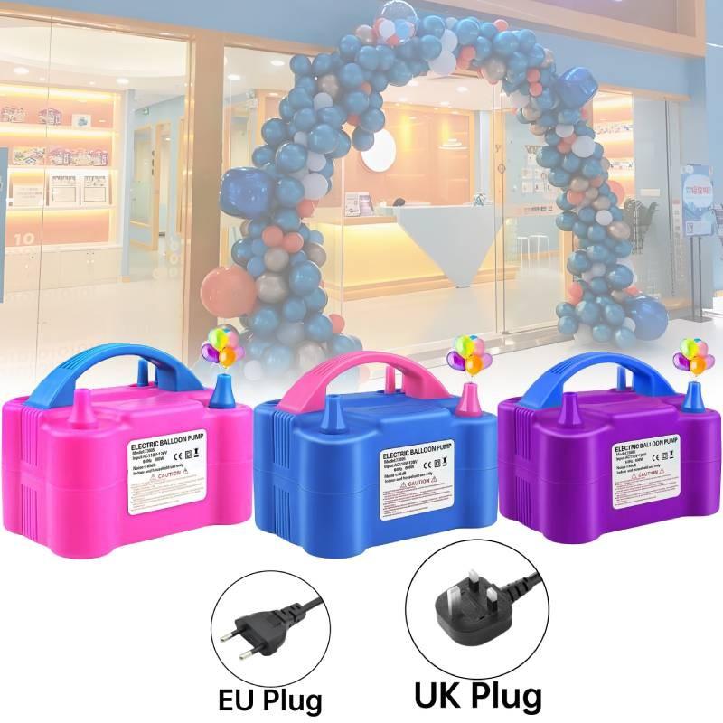 Electric Balloon Inflator Pumps Dual Nozzle Partys Air Blower Supplies Xmas