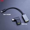 JCD 65W USB Type C PD Fast Charging Cable for Lenovo Laptop Charger Dc Square Plug to Type C PD Adapter Converter for MacBook