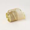 Mesh Yarn Christmas Tree Ribbon Gold Wire Edge Fabric Craft Ribbon  New Year