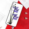 Iris Purple Flower Watercolor Cover For Xiaomi 14 Ultra 15 13 11T 12T 13T 14T Pro POCO X7 Pro X3 X5 X6 M6 F5 F6 Pro Case